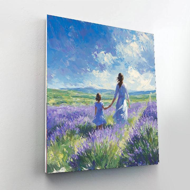 Fields Of Lavender Dreams Painting Number Kit