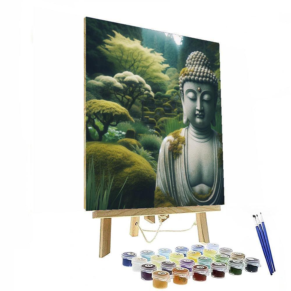 Enlightened Buddha Serenity Painting Number Kit