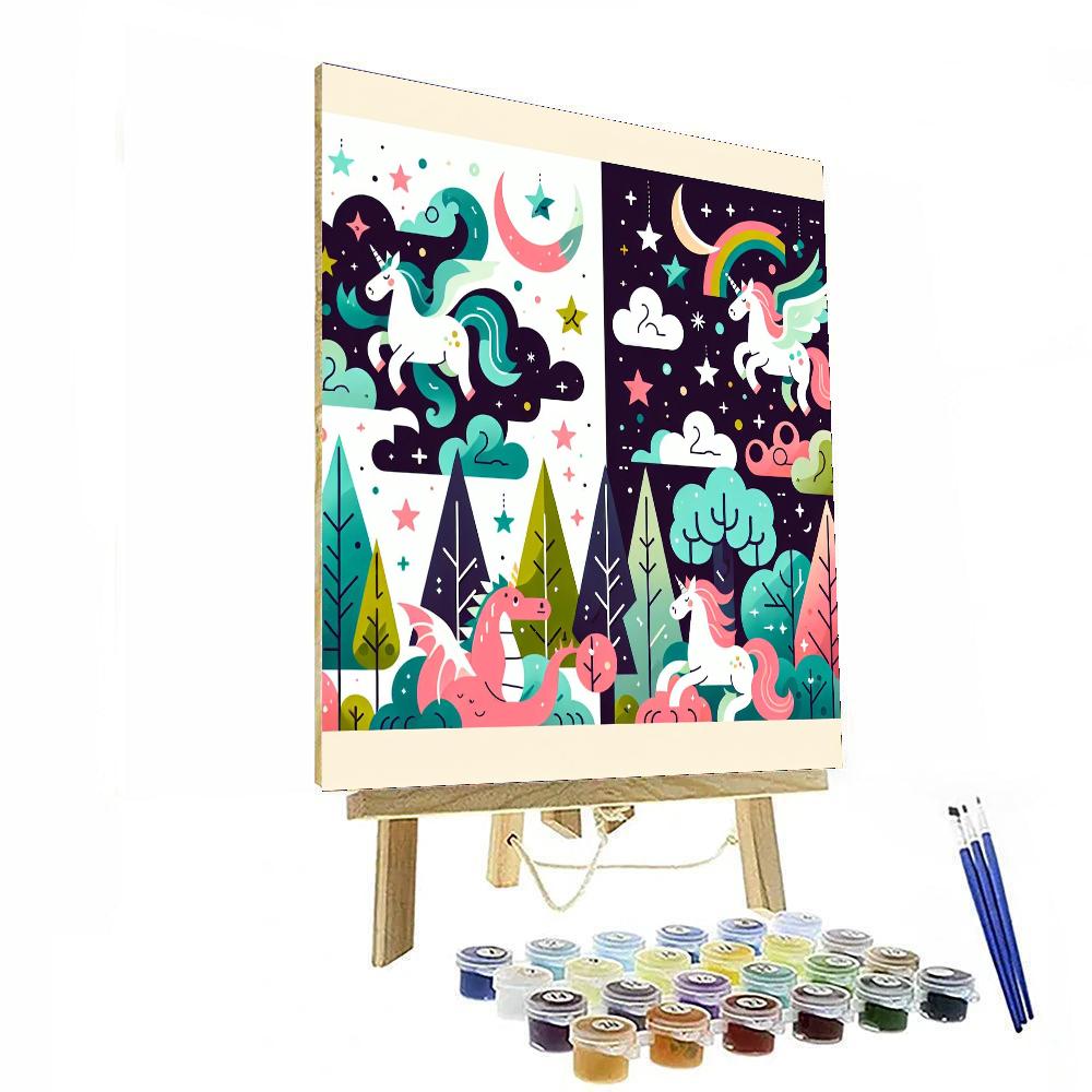 Fantasy Fauna Forest Numbered Painting Kits