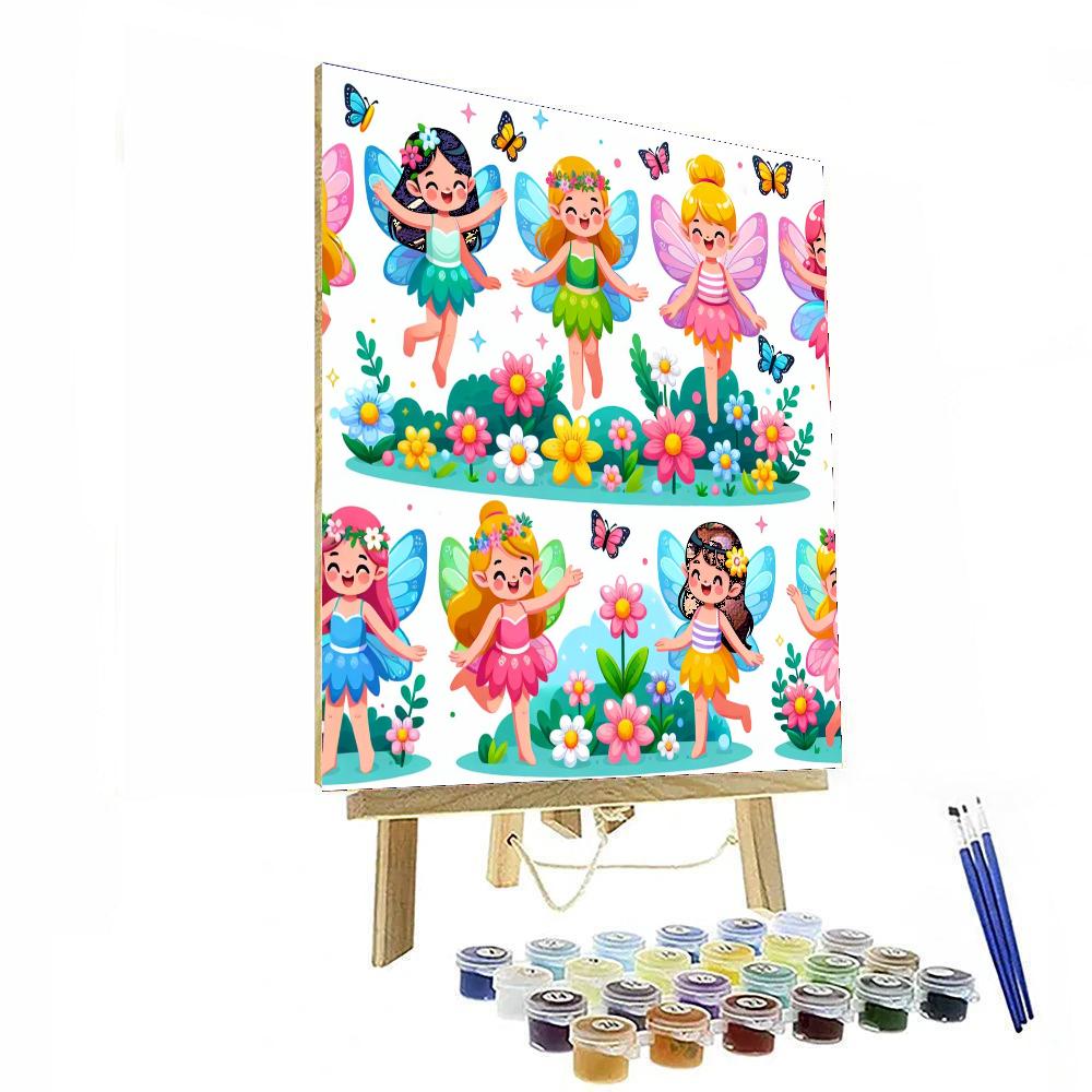 Fairy Garden Fun Painting Number Kit