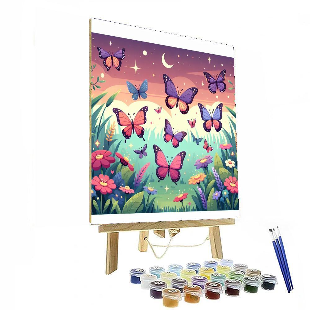 Garden Butterfly Ballet Paint By Numbers Kits