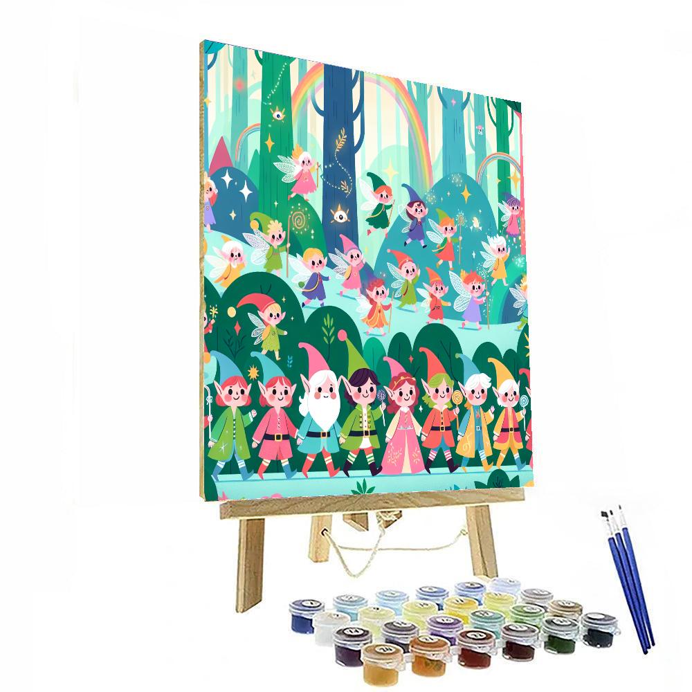 Enchanted Elf Excursion Paint By Color