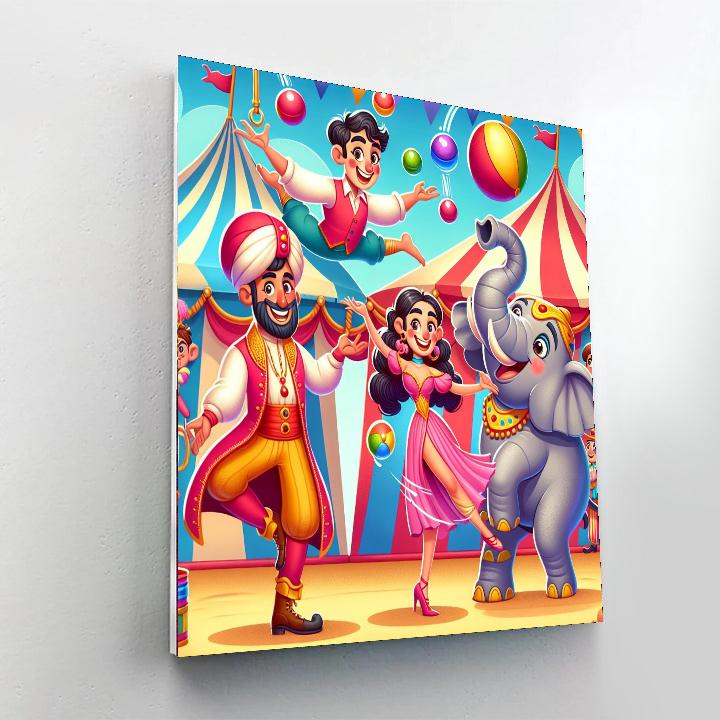 The Spectacular Circus Number Painting