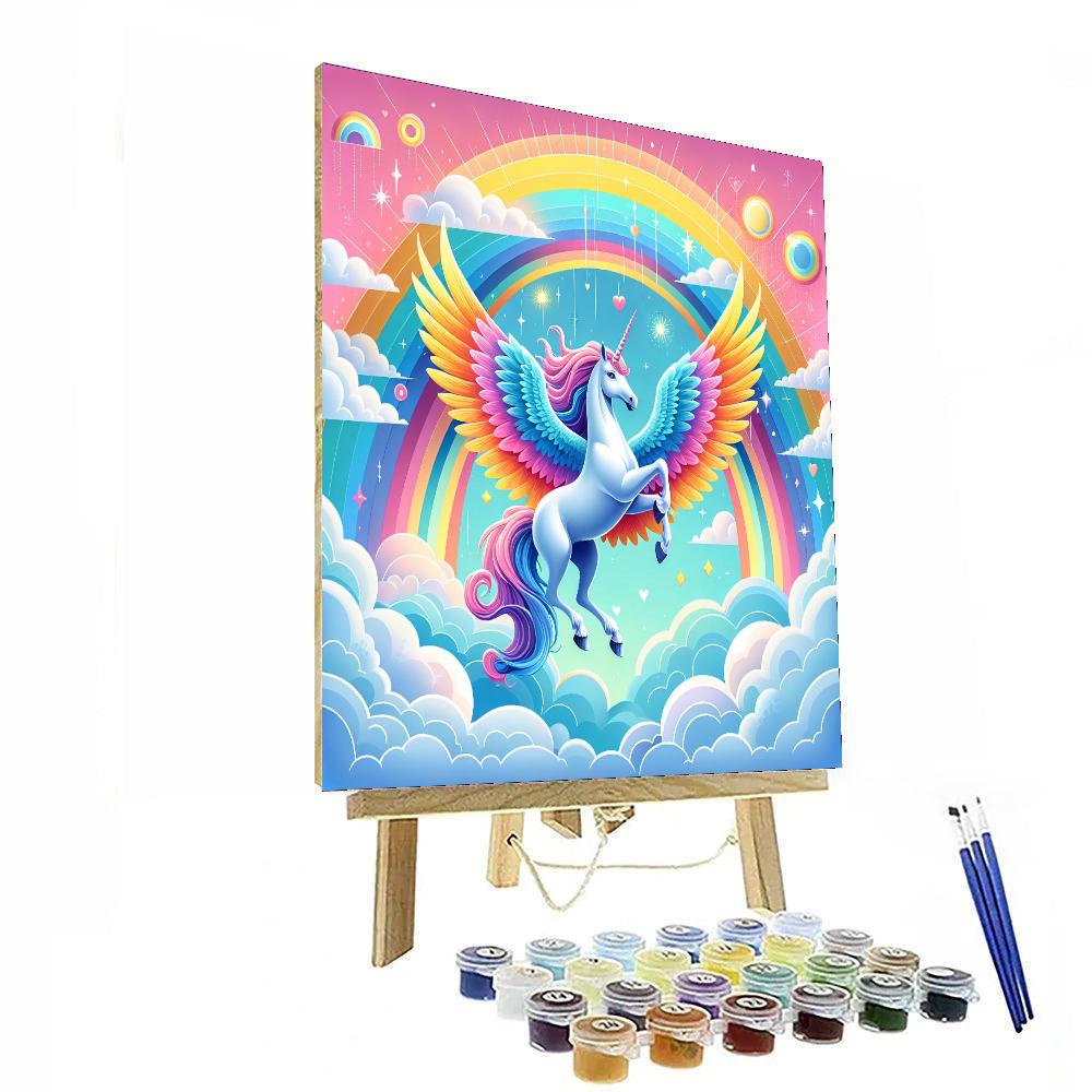 Flying Fantasy Pegasus Paint By Numbers