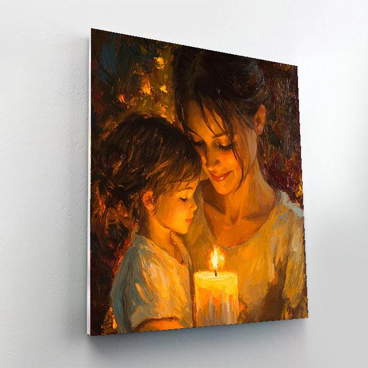Candlelit Mother's Day Paint By Number