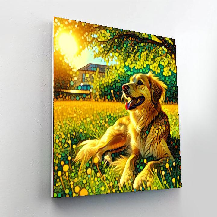 Dog's Loyal Adventure DIY Paint By Numbers