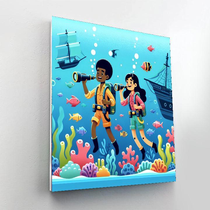 Aquatic Explorer Mission Numbered Painting Kits