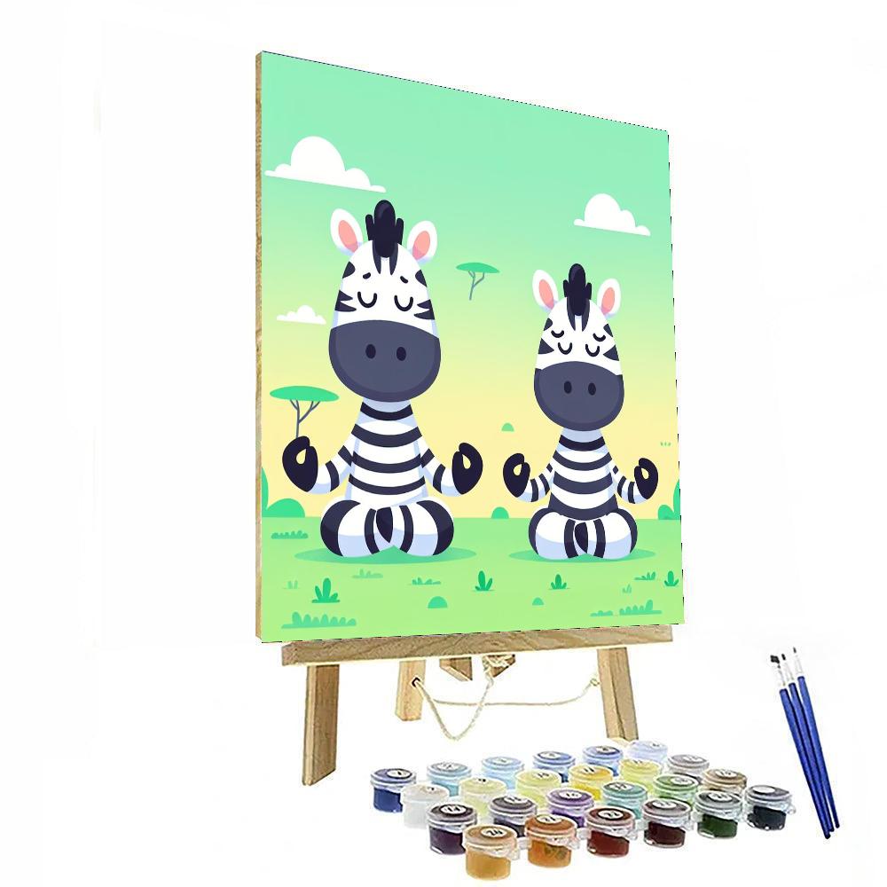 Zen Zebra Zen Numbered Painting Kits