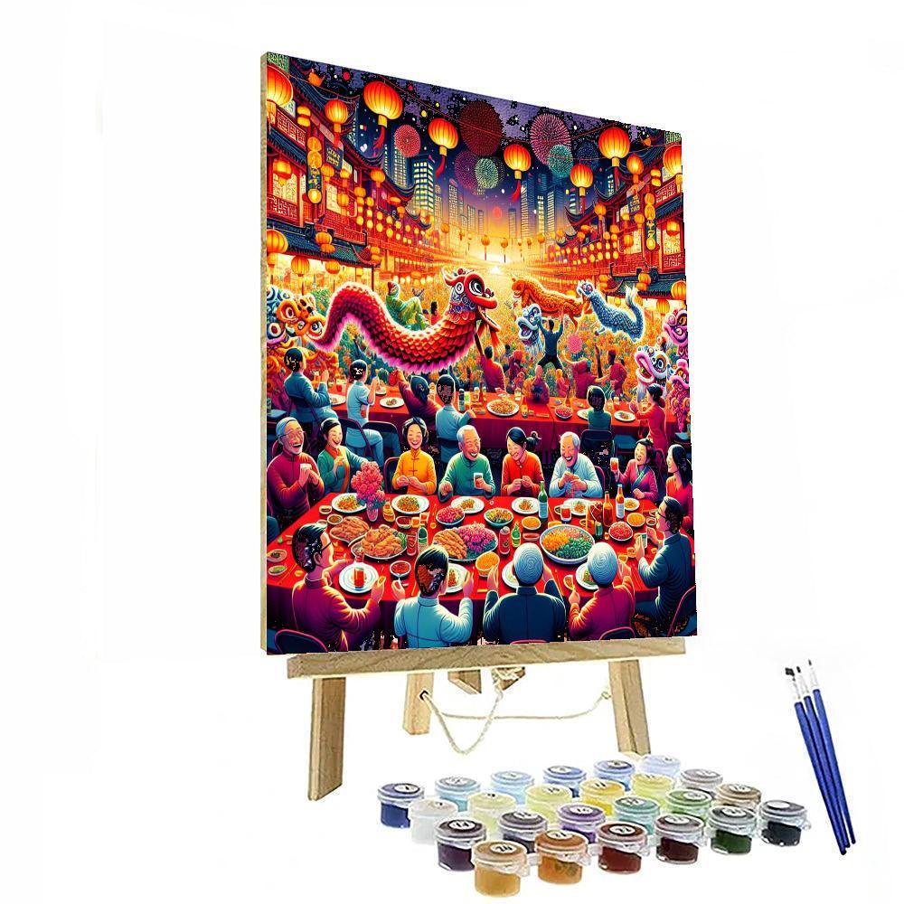 Spring Festival - China Paint By Numbers Kits
