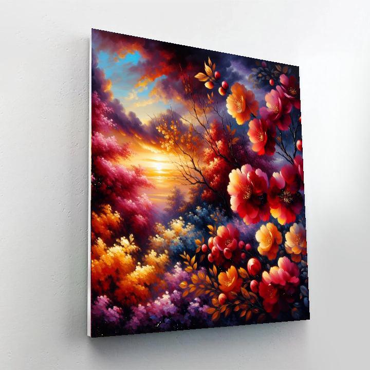 Blossoms In Dusk Numbered Painting Kits