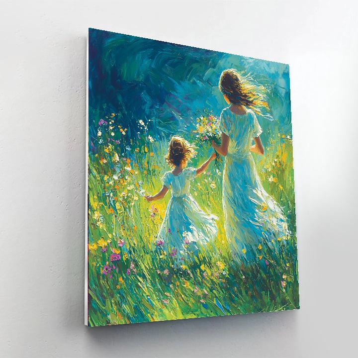 Mom And Me In Nature Paint By Number