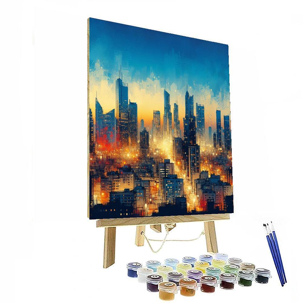 Radiant City Life Paint By Number