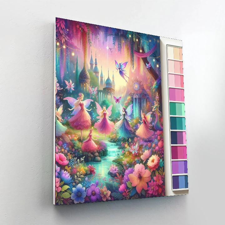 Fantasy Fairy Kingdom Paint By Color