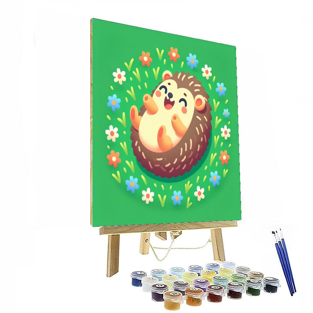 Friendly Hedgehog Adventure Numbered Painting Kits