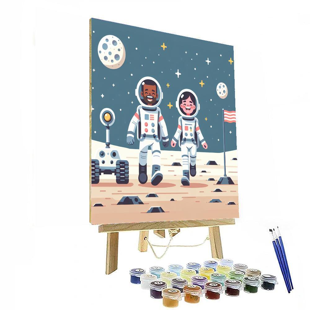 Lunar Landscape Discovery Paint By Numbers Kits