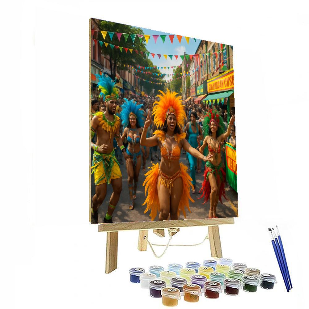 The Carnival Of Notting Hill Numbered Painting Kits
