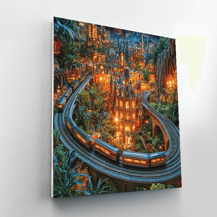 Miniatur Wunderland - Hamburg, Germany Numbered Painting Kits