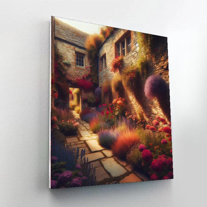 Old-world Courtyard Charm Painting By Numbers Kit