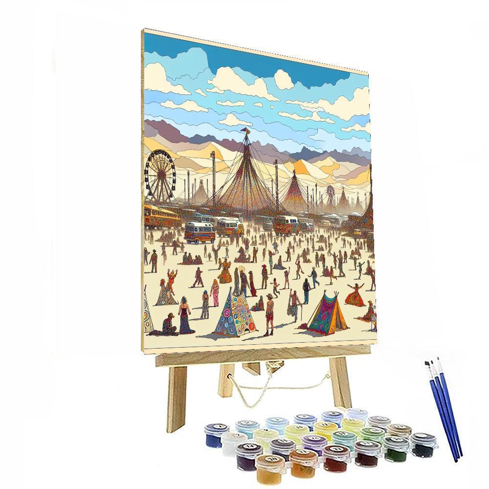 Afrikaburn - South Africa Number Painting