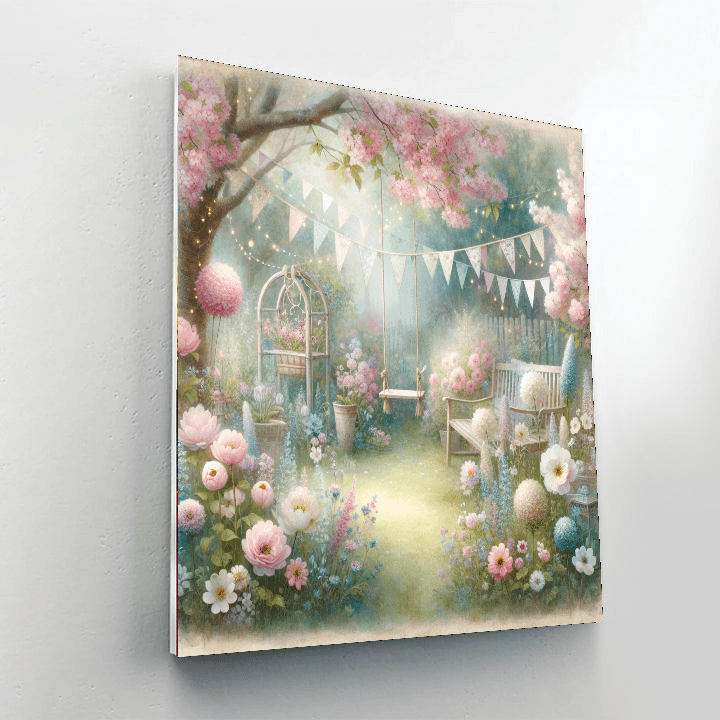 Pastel Fantasy Garden Painting By Numbers Kit
