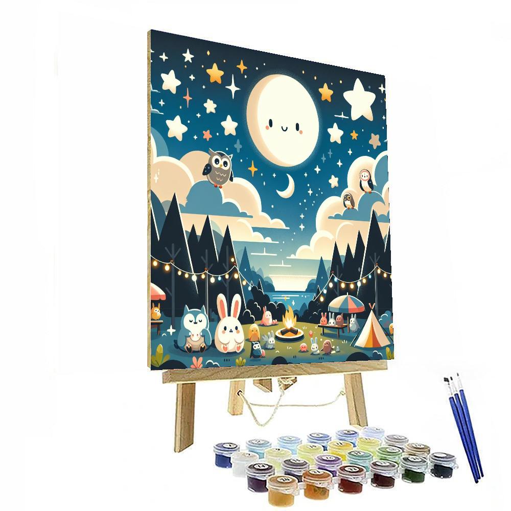 Dreamy Nighttime Stories Painting Number Kit