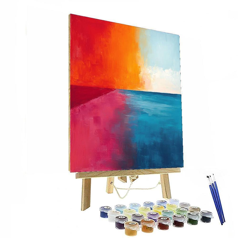 Mark Rothko Inspired Chromatic Horizon  Numbered Painting Kits