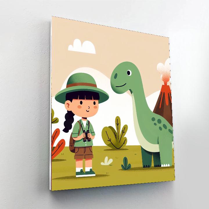 Dinosaur Explorer's World DIY Paint By Numbers