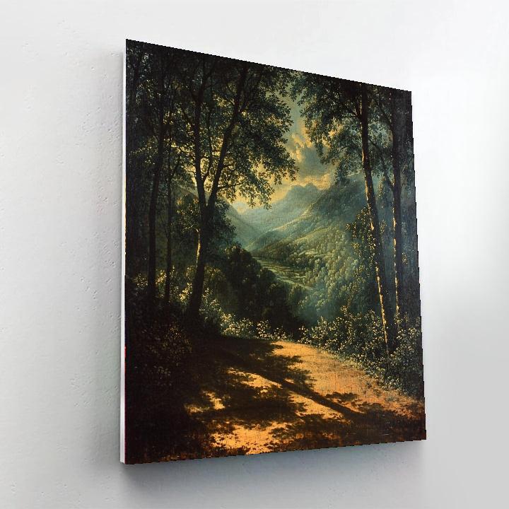 Caravaggio Inspired Nature's Dramatic Reverie  Paint By Color