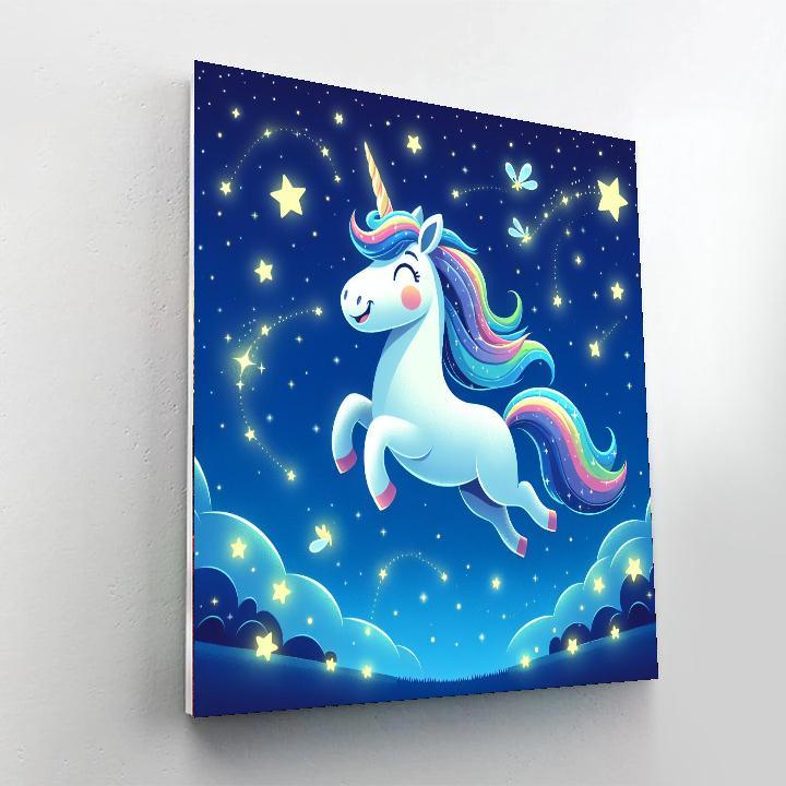 Magical Creatures Of The Night Painting Number Kit