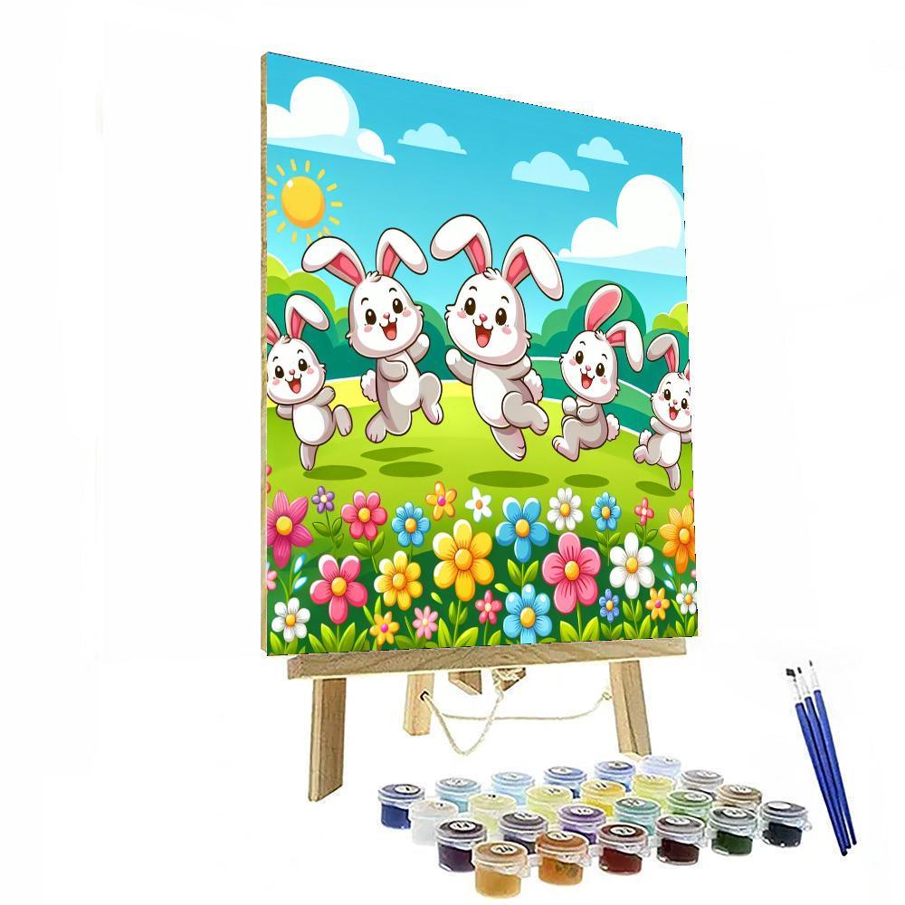 Adventurous Bunny Hop Paint By Numbers Kits
