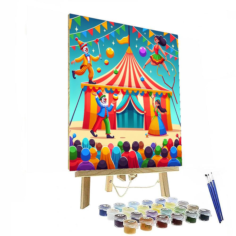 Circus Fun Festival Painting Number Kit