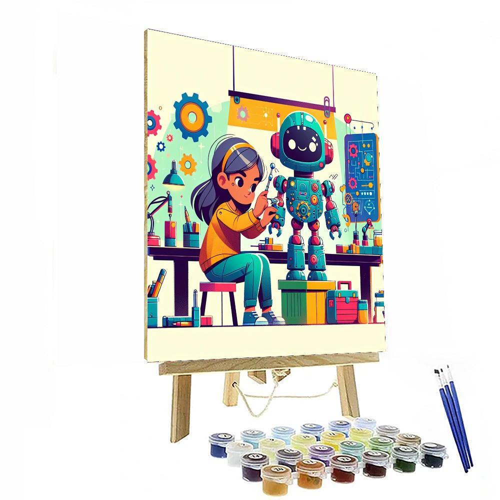 Robot Creator Lab Paint By Number