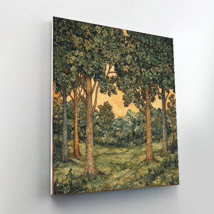 Michelangelo Inspired Sacred Woods  DIY Paint By Numbers