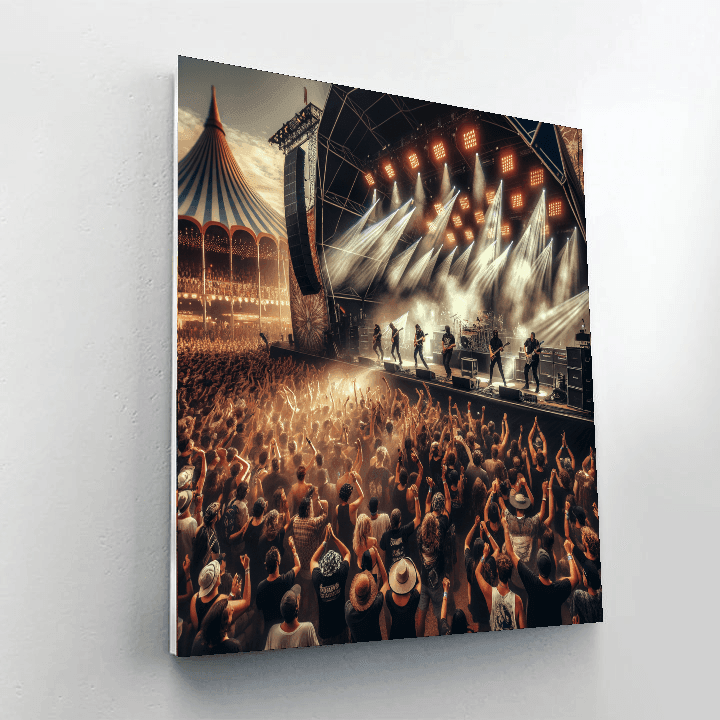 Incheon Pentaport Rock Festival - Incheon Numbered Painting Kits