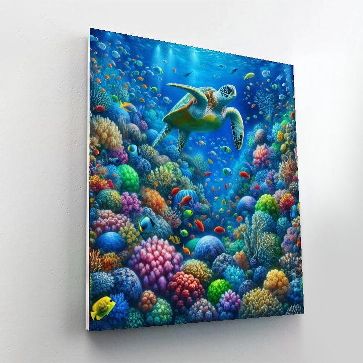 Marine Majesty Underwater Adventure DIY Paint By Numbers