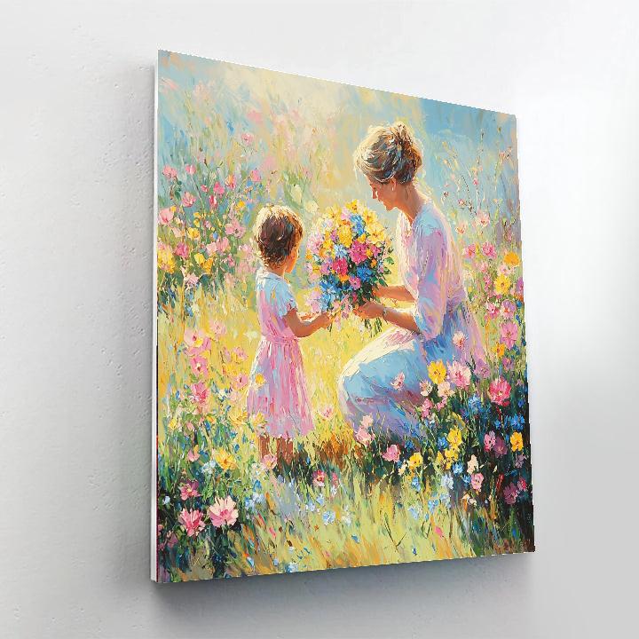 Tender Moments In Bloom Numbered Painting Kits