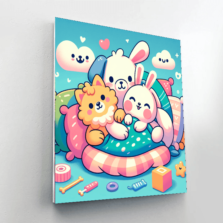 Cuddle Puddle - DIY Painting By Numbers Kit – Artistry Rack