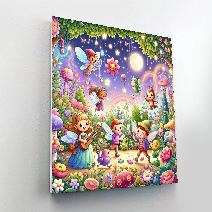 Dazzling Magical Gardens Painting By Numbers Kit