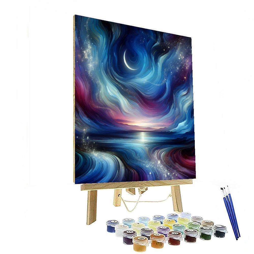 Dreamy Night Sky Revelry DIY Paint By Numbers