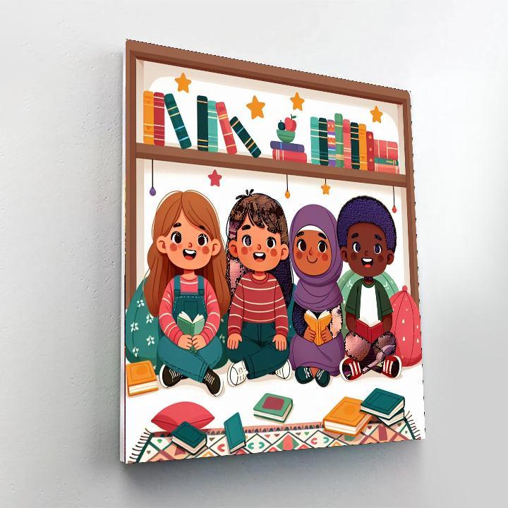 Cozy Storybook Corner Paint By Numbers Kits