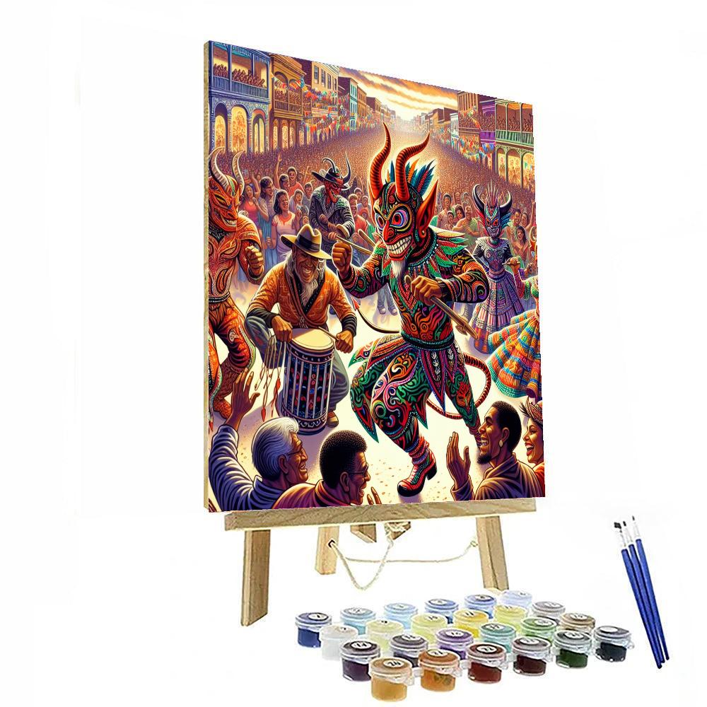 Diablos Danzantes De Yare - Yare Numbered Painting Kits