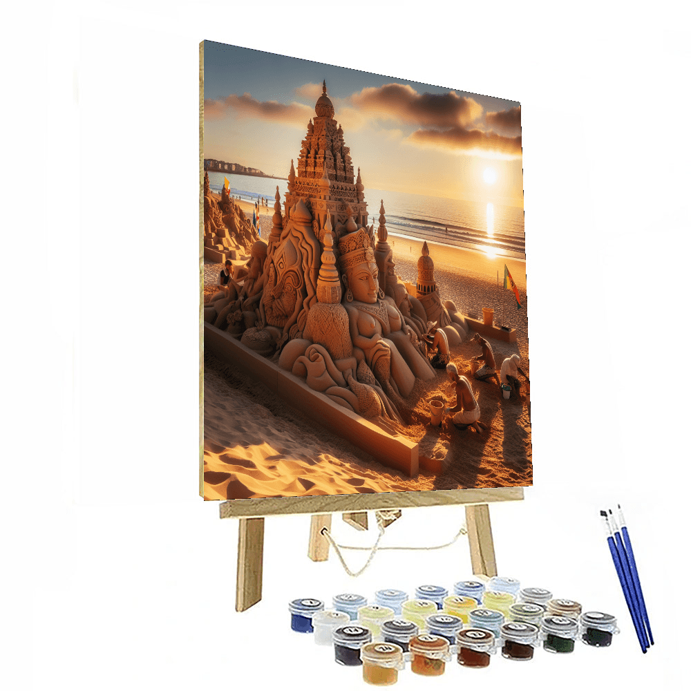 International Sand Sculpture Festival - Figueira Da Foz, Portugal Paint By Color