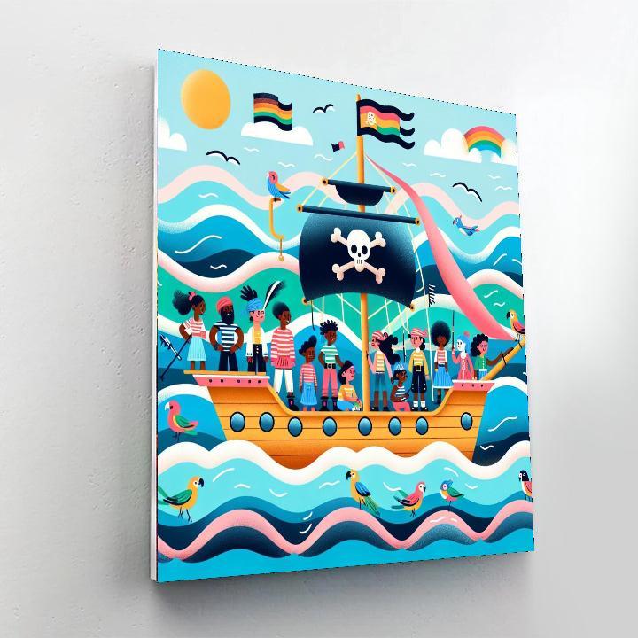 Epic Pirate Voyage Paint By Numbers Kits