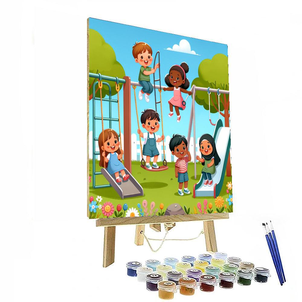 Sunshine Playground Painting Number Kit