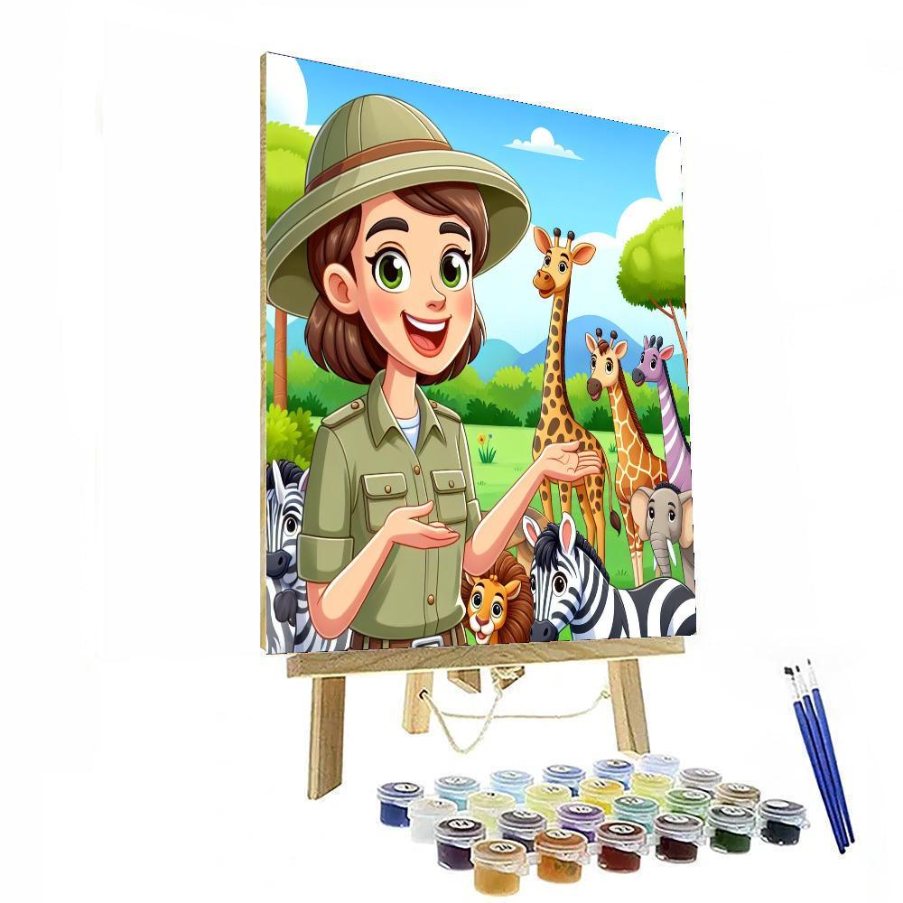 Safari Park Expedition Numbered Painting Kits