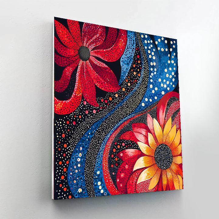 Yayoi Kusama Inspired Kaleidoscope Of Thoughts  Paint By Number