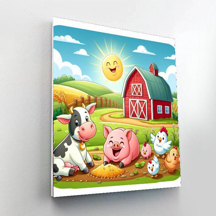Happy Farm Adventures DIY Paint By Numbers