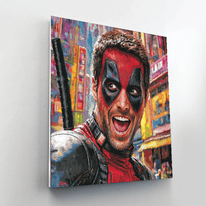 Ryan Reynolds: A Hilarious Hero Of Deadpool’s Antics Paint By Number