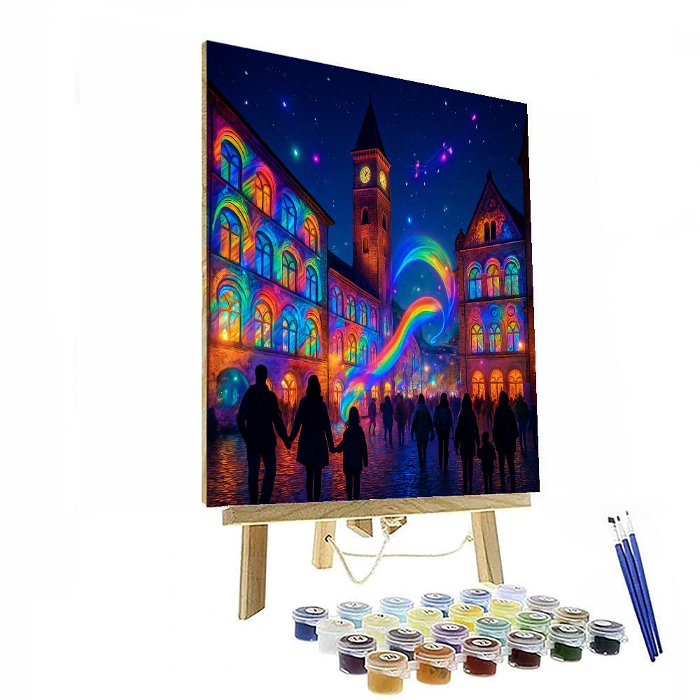 Norrköping Lights Festival - Sweden Paint By Numbers Art
