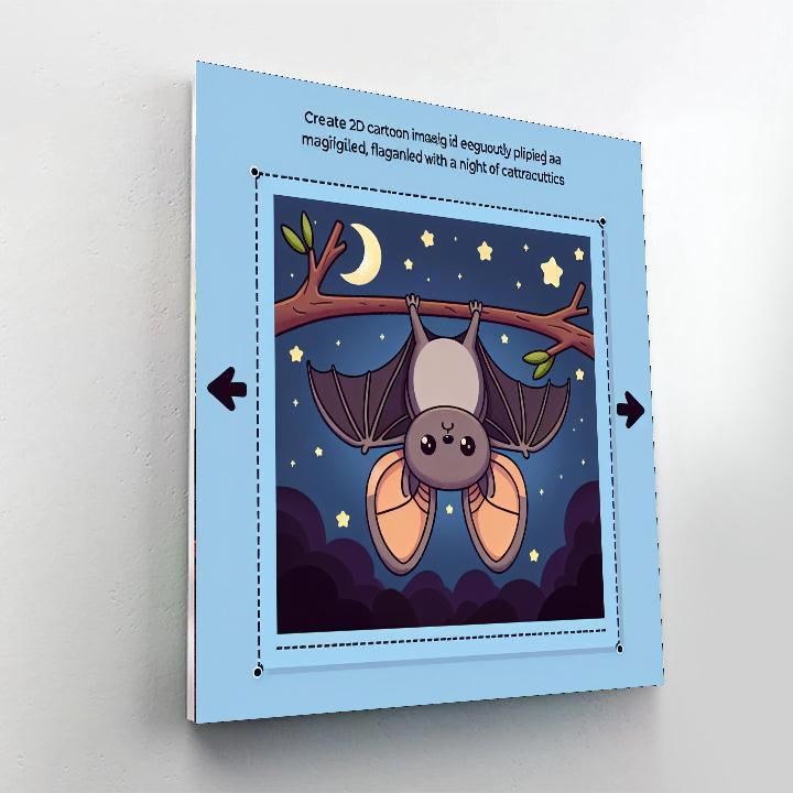 Brilliant Bat DIY Paint By Numbers